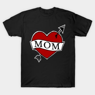 MOM - old school tattoo style T-Shirt